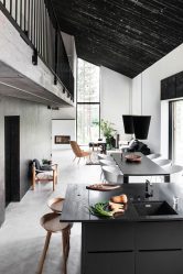 Cozinhas urbanas chiques em estilo loft - 255+ (Foto) Atmosfera industrial
