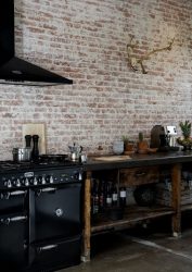 Cozinhas urbanas chiques em estilo loft - 255+ (Foto) Atmosfera industrial
