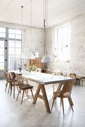 Cozinhas urbanas chiques em estilo loft - 255+ (Foto) Atmosfera industrial