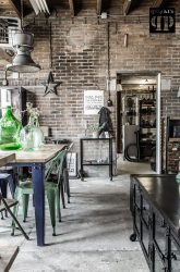 Cozinhas urbanas chiques em estilo loft - 255+ (Foto) Atmosfera industrial