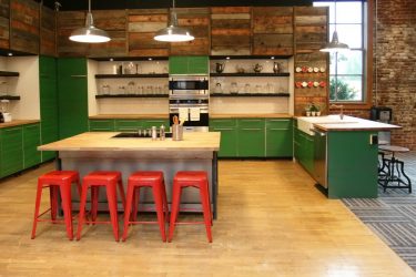 Cozinhas urbanas chiques em estilo loft - 255+ (Foto) Atmosfera industrial