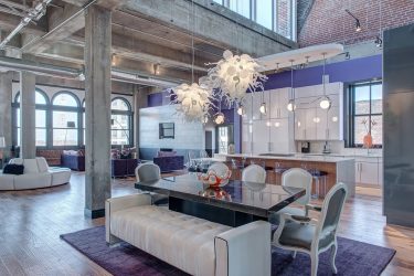 Cozinhas urbanas chiques em estilo loft - 255+ (Foto) Atmosfera industrial