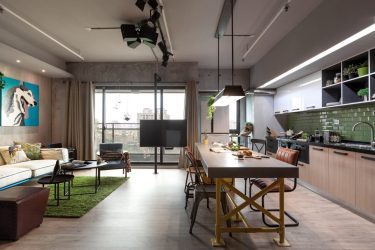 Cozinhas urbanas chiques em estilo loft - 255+ (Foto) Atmosfera industrial
