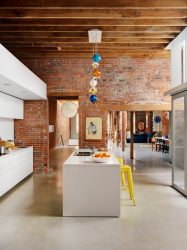 Cozinhas urbanas chiques em estilo loft - 255+ (Foto) Atmosfera industrial