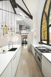 Cozinhas urbanas chiques em estilo loft - 255+ (Foto) Atmosfera industrial