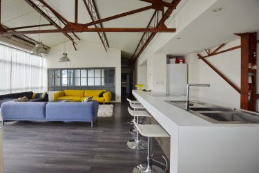 Cozinhas urbanas chiques em estilo loft - 255+ (Foto) Atmosfera industrial