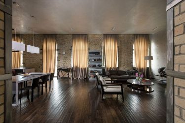 Cozinhas urbanas chiques em estilo loft - 255+ (Foto) Atmosfera industrial