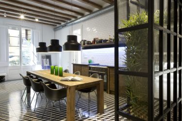 Cozinhas urbanas chiques em estilo loft - 255+ (Foto) Atmosfera industrial