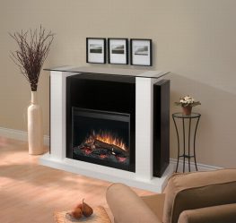 Lareira elétrica com o efeito de uma chama viva: Wall, Built-in, Outdoor. Qual modelo preferir? (Mais de 230 fotos)