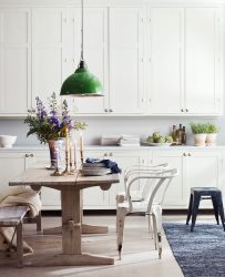การออกแบบห้องครัวที่สวยงามในสไตล์โปรวองซ์: 240+ ภาพถ่ายของการออกแบบที่ทันสมัย ​​(ผนัง, เพดาน, ผ้าม่าน)