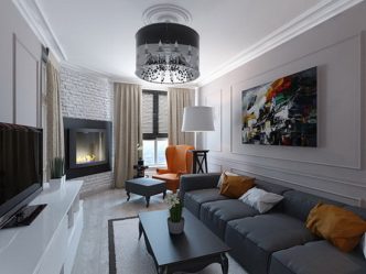 Lareira elétrica com o efeito de uma chama viva: Wall, Built-in, Outdoor. Qual modelo preferir? (Mais de 230 fotos)