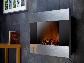 Lareira elétrica com o efeito de uma chama viva: Wall, Built-in, Outdoor. Qual modelo preferir? (Mais de 230 fotos)