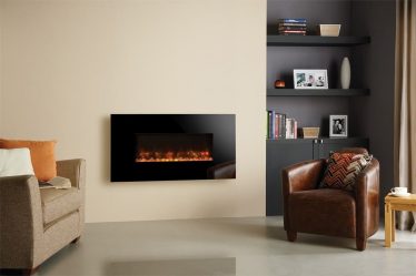 Lareira elétrica com o efeito de uma chama viva: Wall, Built-in, Outdoor. Qual modelo preferir? (Mais de 230 fotos)