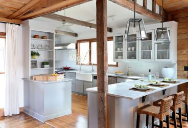 การออกแบบห้องครัวที่สวยงามในสไตล์โปรวองซ์: 240+ ภาพถ่ายของการออกแบบที่ทันสมัย ​​(ผนัง, เพดาน, ผ้าม่าน)