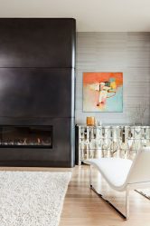 Lareira elétrica com o efeito de uma chama viva: Wall, Built-in, Outdoor. Qual modelo preferir? (Mais de 230 fotos)