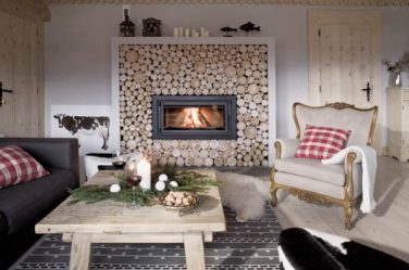 Lareira elétrica com o efeito de uma chama viva: Wall, Built-in, Outdoor. Qual modelo preferir? (Mais de 230 fotos)