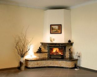 Lareira elétrica com o efeito de uma chama viva: Wall, Built-in, Outdoor. Qual modelo preferir? (Mais de 230 fotos)
