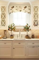 Design de cortinas de lambrequim na cozinha (145 + Foto): não é uma tarefa fácil, mas factível de registro