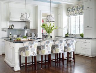 Design de cortinas de lambrequim na cozinha (145 + Foto): não é uma tarefa fácil, mas factível de registro