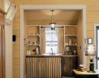 Design de cortinas de lambrequim na cozinha (145 + Foto): não é uma tarefa fácil, mas factível de registro