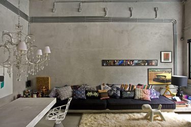 Interior de apartamento em estilo loft: mais de 215 fotos de design com espaço ilimitado para auto-expressão