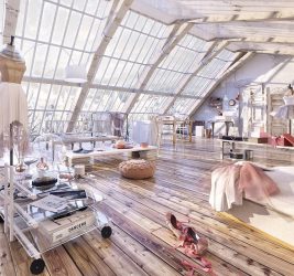 Interior de apartamento em estilo loft: mais de 215 fotos de design com espaço ilimitado para auto-expressão