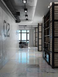Interior de apartamento em estilo loft: mais de 215 fotos de design com espaço ilimitado para auto-expressão