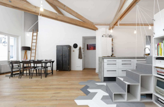 Loft-style apartment interior: 215+ Design photos of unlimited space for Self-expression