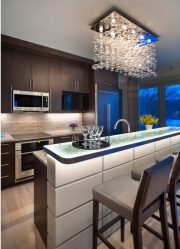 Lustres de cozinha em estilo moderno de interiores (mais de 255 fotos). Qual deles escolher?