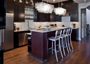 Lustres de cozinha em estilo moderno de interiores (mais de 255 fotos). Qual deles escolher?