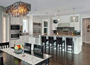 Lustres de cozinha em estilo moderno de interiores (mais de 255 fotos). Qual deles escolher?