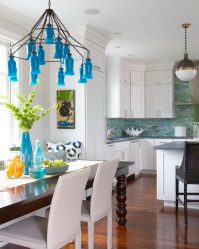 Lustres de cozinha em estilo moderno de interiores (mais de 255 fotos). Qual deles escolher?