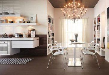 Lustres de cozinha em estilo moderno de interiores (mais de 255 fotos). Qual deles escolher?
