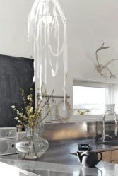 Lustres de cozinha em estilo moderno de interiores (mais de 255 fotos). Qual deles escolher?