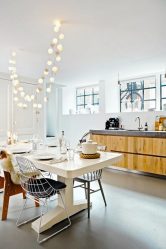 Lustres de cozinha em estilo moderno de interiores (mais de 255 fotos). Qual deles escolher?