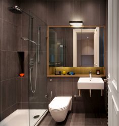 Design de moda moderna de uma pequena casa de banho em 2017 - O que você precisa saber?