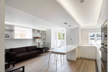 วิธีการวางโซฟาขนาดเล็กในห้องครัว? 200+ (Photos) การตกแต่งภายในห้องครัวแสนสบาย