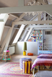 Como equipar o sótão da casa: Características que precisam ser levadas em conta (170+ Fotos do quarto, banheiro, berçário)