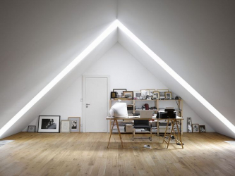 Como equipar o sótão da casa: Características que precisam ser levadas em conta (170+ Fotos do quarto, banheiro, berçário)
