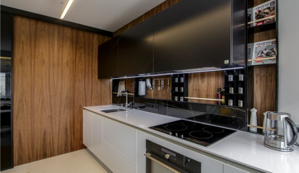 Painéis MDF para a cozinha - 250+ (Foto) Opções de acabamento