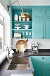Quais móveis de cor escolher para a cozinha? Apresse-se para aprender sobre novas idéias para o interior (mais de 280 fotos)