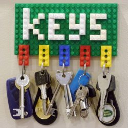Lego é uma maneira criativa e interessante de diversificar o interior.