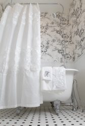 Qual é o melhor papel de parede para colar o banheiro? Líquido, vinil, lavagem, umidade resistente - escolha o mais prático (115+ fotos)