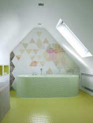 Qual é o melhor papel de parede para colar o banheiro? Líquido, vinil, lavagem, umidade resistente - escolha o mais prático (115+ fotos)