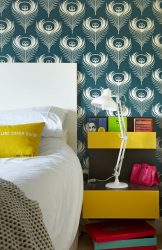 Papel de parede para pintura - Prós e contras 240+ (Fotos) Interiores na sala de estar, quarto, cozinha