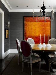 Papel de parede para pintura - Prós e contras 240+ (Fotos) Interiores na sala de estar, quarto, cozinha