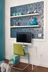 Papel de parede para pintura - Prós e contras 240+ (Fotos) Interiores na sala de estar, quarto, cozinha