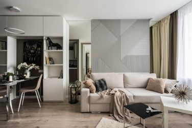 Papel de parede para pintura - Prós e contras 240+ (Fotos) Interiores na sala de estar, quarto, cozinha