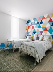 Papel de parede para pintura - Prós e contras 240+ (Fotos) Interiores na sala de estar, quarto, cozinha