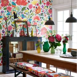 Papel de parede para pintura - Prós e contras 240+ (Fotos) Interiores na sala de estar, quarto, cozinha